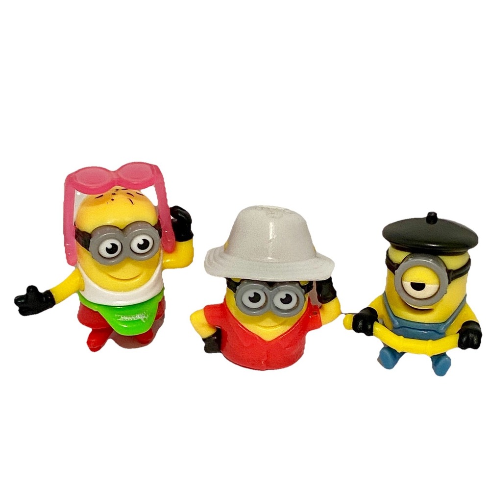 Despicable‎ Me Minions Figure Toys Lot Of 3